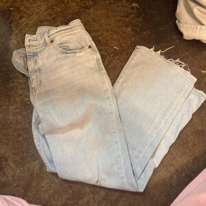 Classic Light Blue Straight Leg Women's Jeans